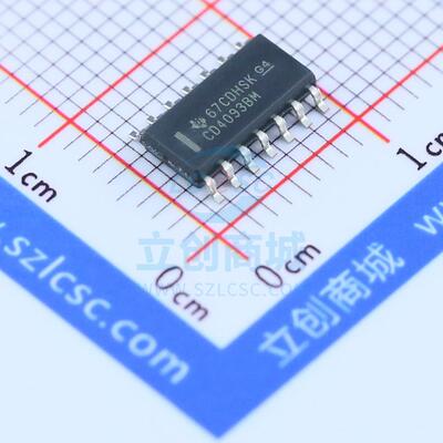 逻辑门 CD4093BM96 SOIC-14 TI全新原装进口
