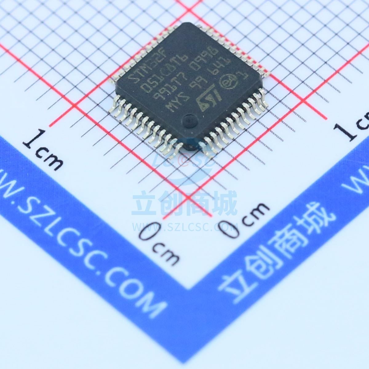 单片机(MCU/MPU/SOC) STM32F051C8T6 LQFP-48_7x7x05P ST 全新原