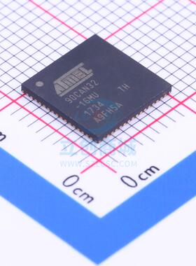 单片机(MCU/MPU/SOC) AT90CAN32-16MU QFN-64_9x9x05P 全新原装进
