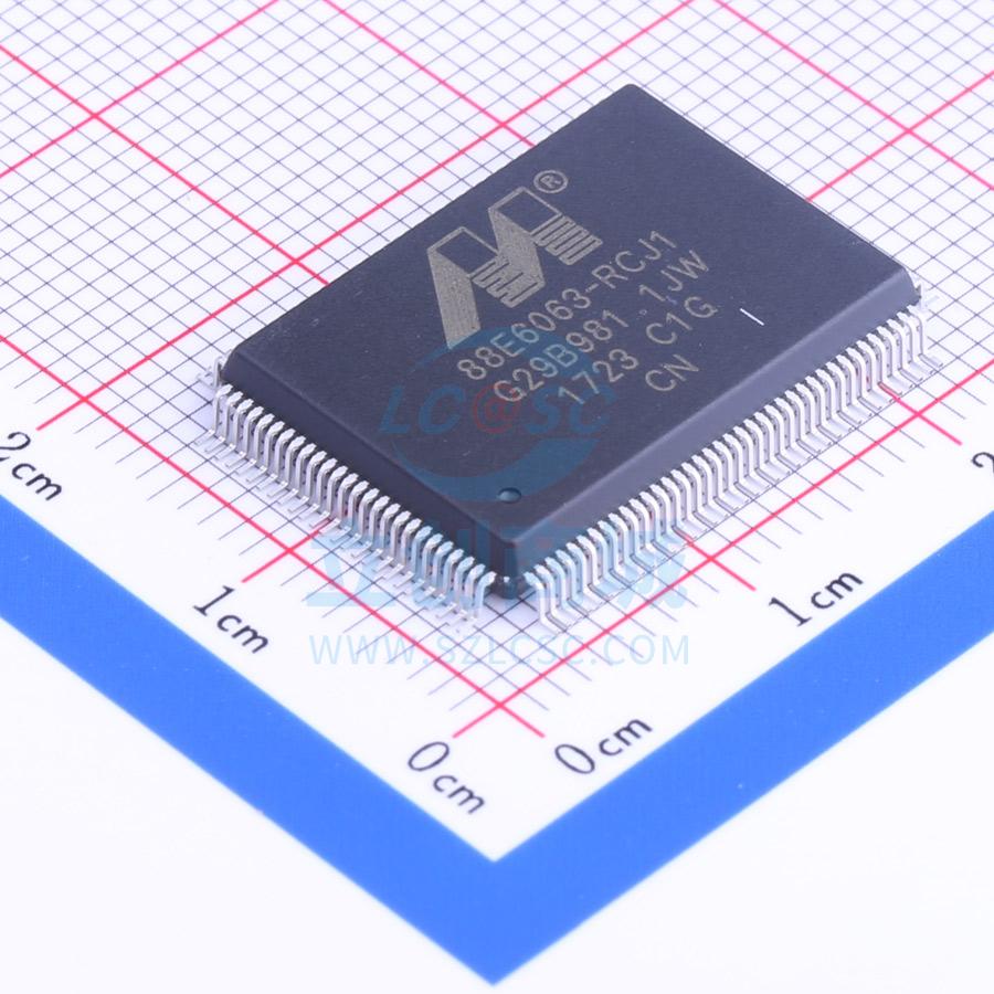 以太网芯片 88E6063-C1-RCJ1I000 QFP-128 MARVELL 全新原装进口