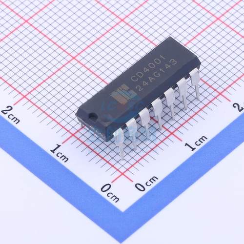 逻辑门 CD4001DA.TB DIP-14 I-CORE(中微爱芯)