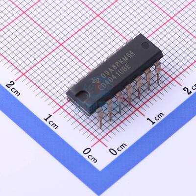 缓冲器/驱动器 CD4041UBE PDIP-14 TI全新原装进口
