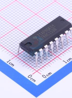 电源芯片 SN74HC153N PDIP-16 TI 全新原装进口