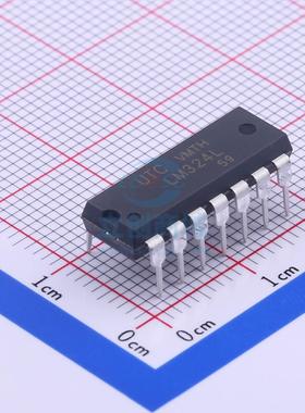 运算放大器 LM324L-D14-T DIP-14 UTC(友顺)