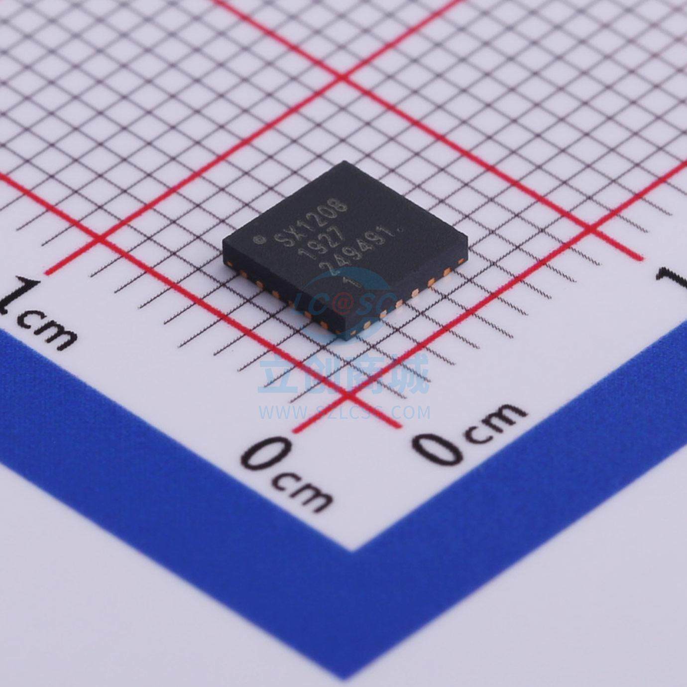 无线收发芯片 SX1208IMLTRT QFN-24 SEMTECH