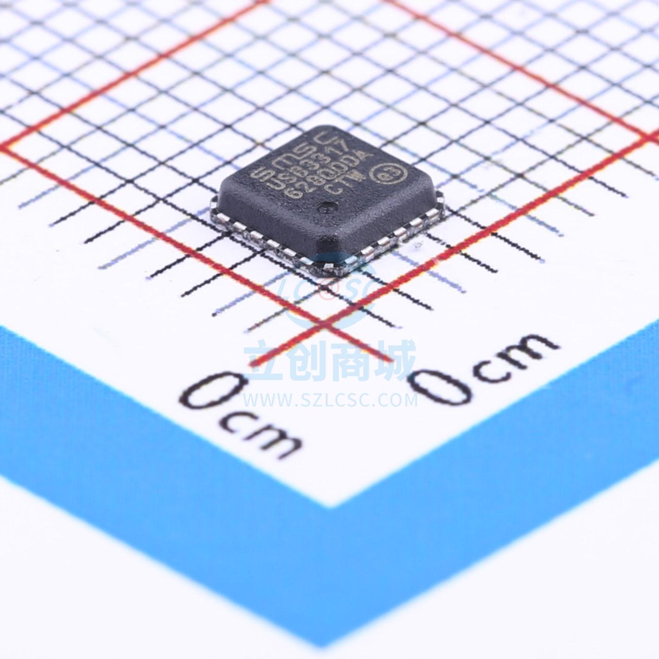 USB芯片 USB3317C-CP-TR QFN-24 MICROCHIP(美国微芯)