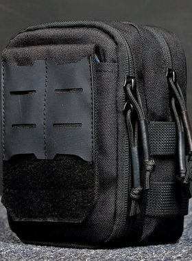 户外腰包男多功能穿皮带单肩手机EDC副包molle绑挂腰带斜跨包休闲