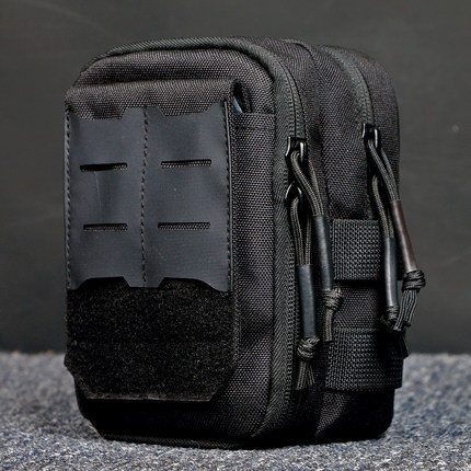 户外腰包男多功能穿皮带单肩手机EDC副包molle绑挂腰带斜跨包休闲