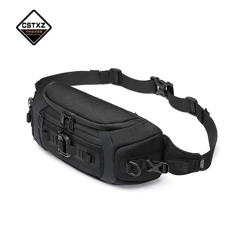 新款户外机能胸包男款多功能