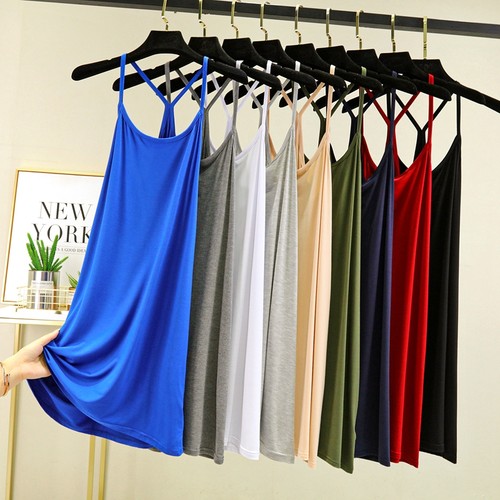 美背Y字修身吊带裙韩版大码