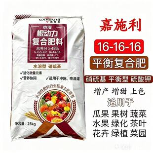 嘉施利根动力大量元素水溶肥滴灌冲施肥平衡复合肥果树蔬菜通用