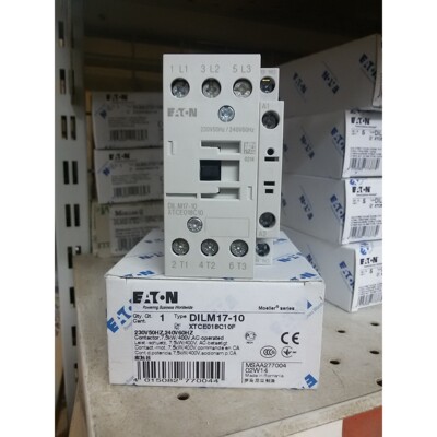 ETN伊顿穆勒接触器DILM17-10 220V50/60Hz DIL M17-01 XTCE018C10