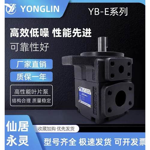 仙居YLC永灵液压泵高性能叶片泵头YB-E25/E16/E32/E40/E50/YBE63