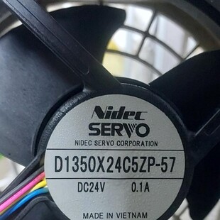 0.1A DC24V 4线原装 正品 进口轴流风扇 D1350X24C5ZP 日本NIDEC