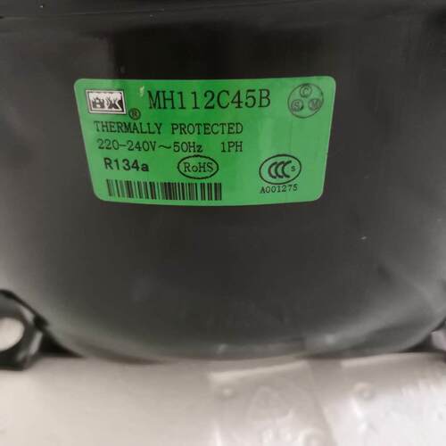 冰柜展示柜压缩机全新原装白雪MH92R45A/MH112C45B制冷R134A
