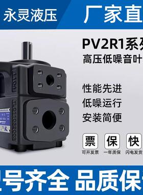 仙居YLC永灵液压油泵PV2R1-8 12/14/17/19/23/25/28/31RAF1叶片泵