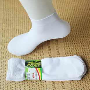 白色短款丝袜男士加厚不透39短筒41大码42防勾丝袜子女春夏季薄款