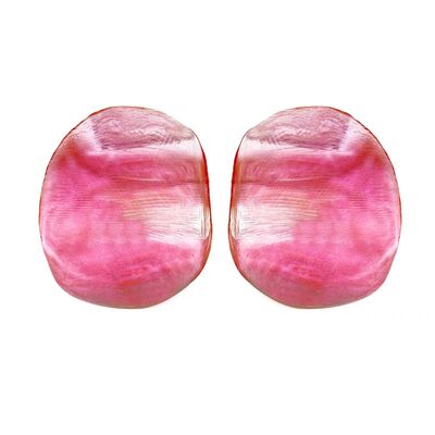 2025蛇年春晚王菲同款虾片耳环耳饰大耳环糖果色联欢晚会菲姐饰品