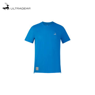 轻量爽弹透气散热马拉松竞速越野跑步短袖 优极UltraGear T恤男