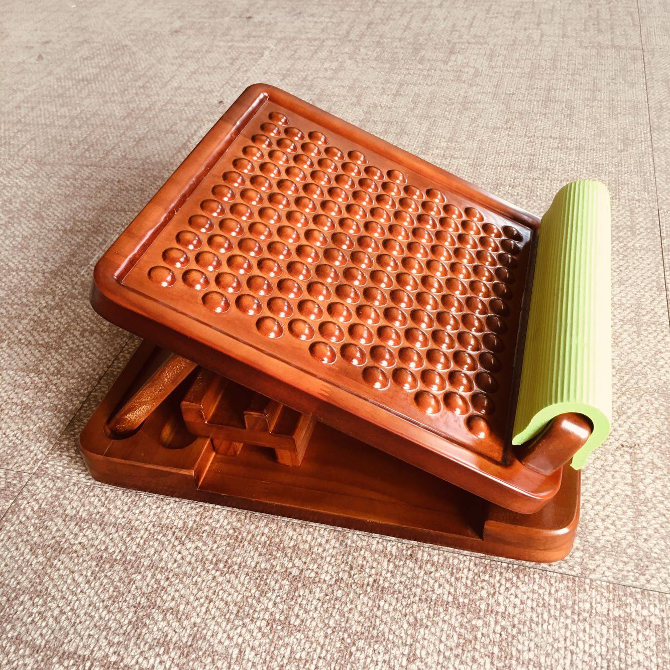 相依相随实木拉筋踏板多档立式拉筋凳拍打折叠经塑腿健身家用斜板