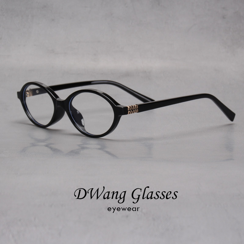 张元英MM同款书呆子风复古眼镜