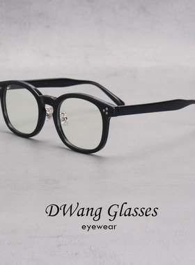 藤姐同款超轻TR镜框男港风余文乐雅痞黑框眼镜女防蓝光配近视镜架