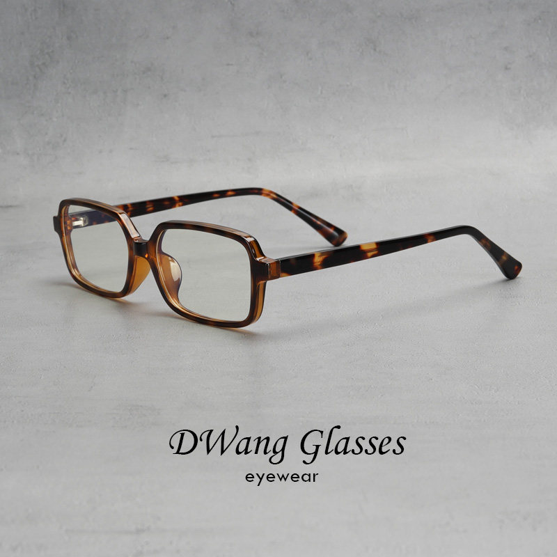 TR90扁方框弹性复古摩登眼镜