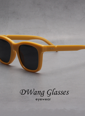 复古方框偏光UV400太阳镜