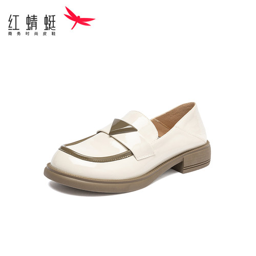 红蜻蜓一脚蹬英伦乐福鞋