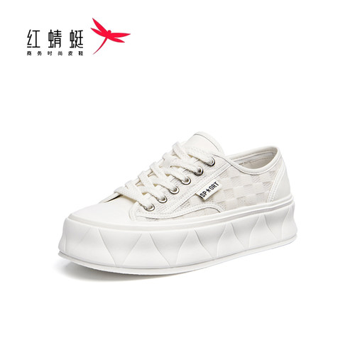 REDDRAGONFLY/红蜻蜓潮流时尚休闲舒适轻便运动板鞋女鞋WTB22381