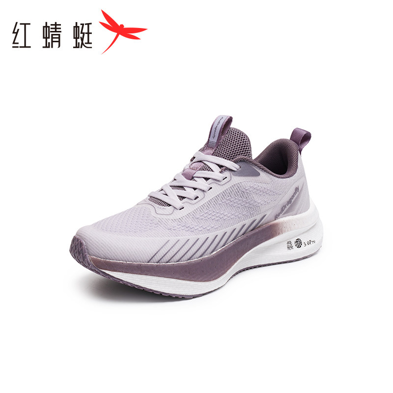 REDDRAGONFLY/红蜻蜓女士网面鞋飞织系带运动跑步休闲鞋BX5500003