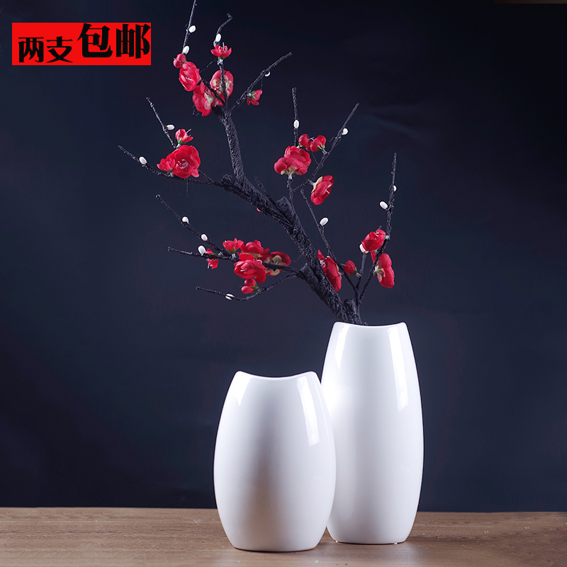 仿真梅花枝桃花树假花绢花装饰花居家客厅电视柜摆设花艺包邮