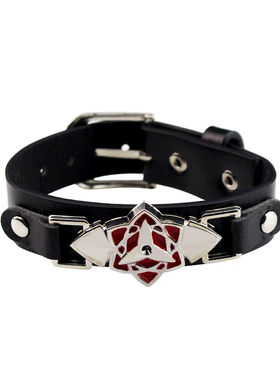 动漫周边手链  火影忍者手环个性  六芒星学生男女朋克PU皮手饰品