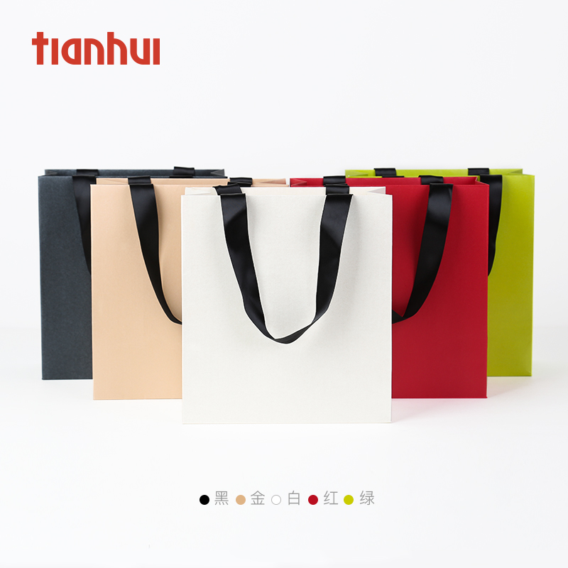 天汇包装茶叶罐手提袋礼品盒珠光纸包装袋高档纸袋通用手拎礼品袋