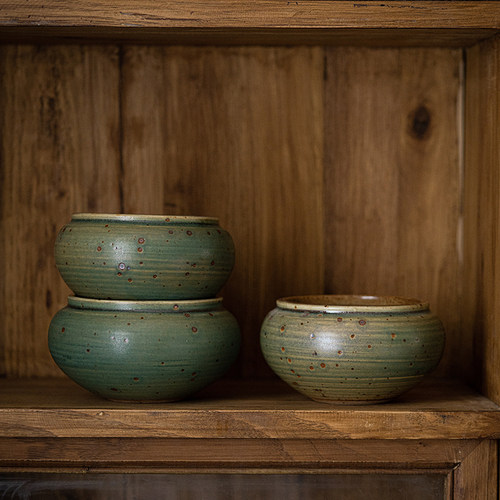 复古绿做旧废水功夫茶水洗