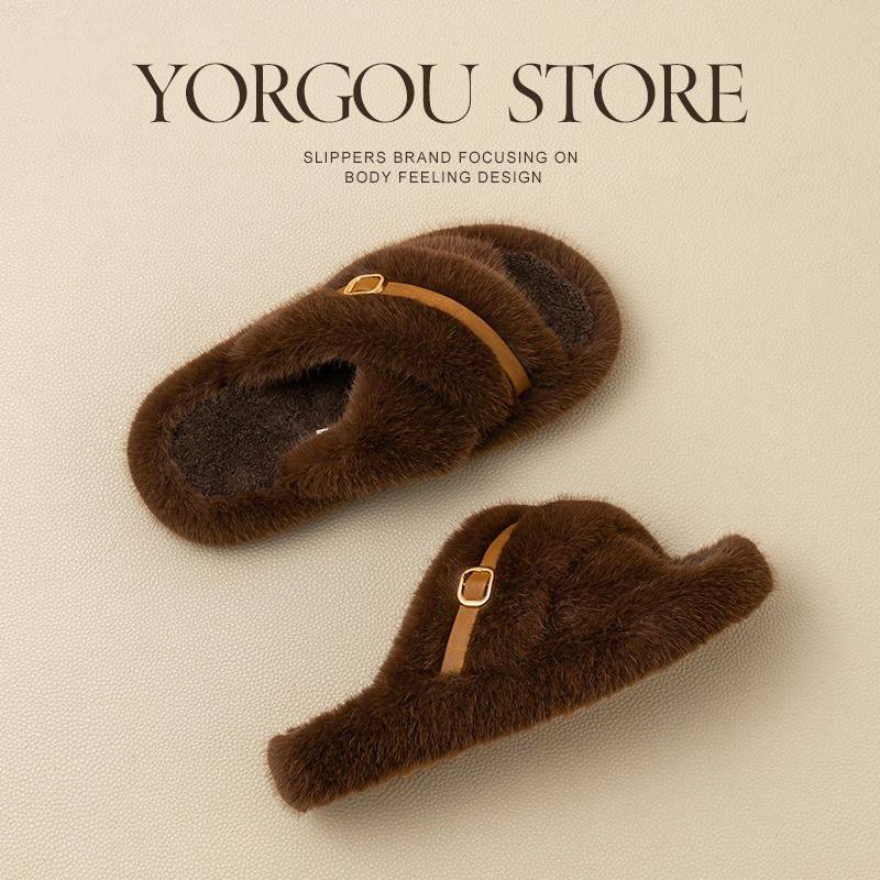 远港2024新款女士秋冬季室内交叉毛绒棉托防滑家居可外穿毛毛拖鞋,居家布艺,居家棉拖/棉鞋,淘宝优惠券,粉丝福利购,淘宝优惠卷