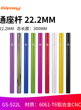 GIPSY 直通座杆 22.2mm 6061-T6铝合金CNC  GS-522L