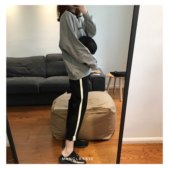 Korean Edition student Harajuku bf Wave ins Women's sports pants ulzzang Versatile Casual pants Easy Show thin Haren pantsin the Women's clothing/Boutique , Pants , Casual pants  category - from Buy2taobao.com to provide professional Taobao agent buy service