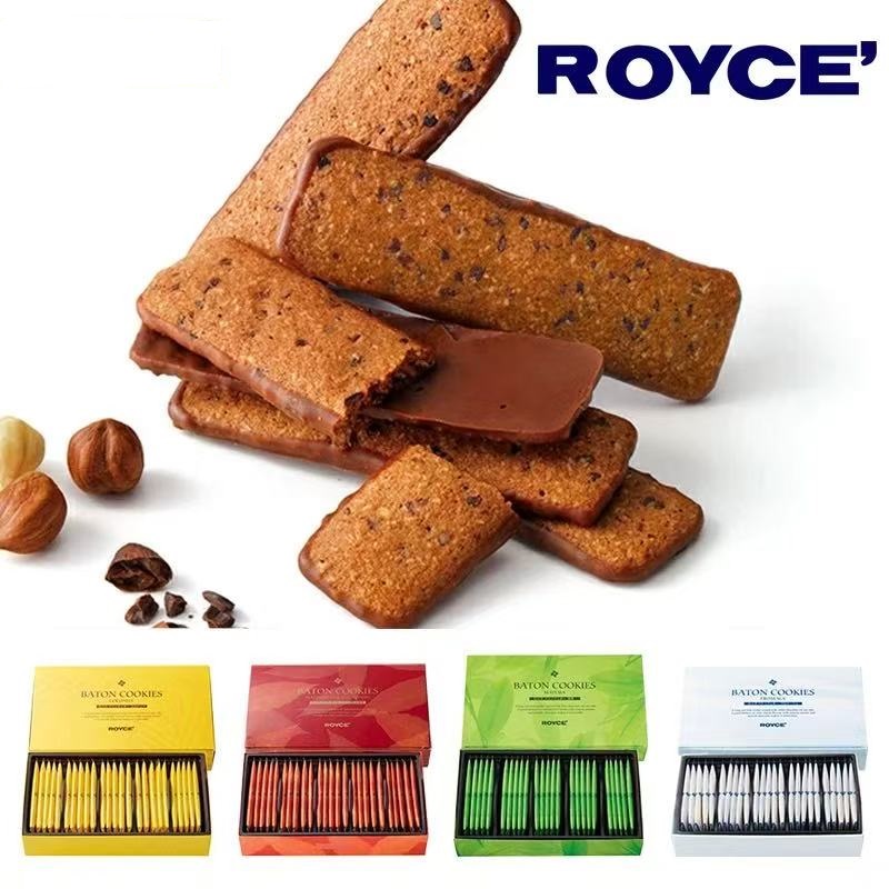 日本 ROYCE Baton Cookies 涂层 椰子味&榛果 曲奇巧克力饼干25枚