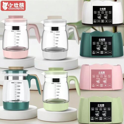小壮熊恒温调奶器玻璃水壶原装