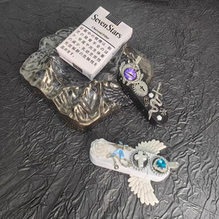 恶魔之翼天使之翼齿轮打火机圣洁感送礼男友闺蜜生日礼物