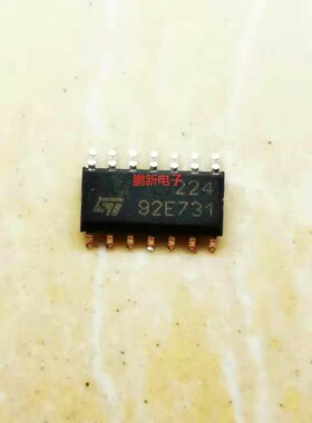 集成IC电路芯片LM224DT  LM224  ST224 SOP14原装拆机质量保证