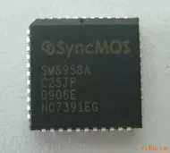 SM8958A SM8958AC25JP SM8958AL25JP PLCC-44 单片机芯片