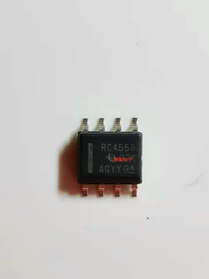 贴片IC RC4558 RC4558DR八脚双运放芯片SOP-8封装