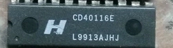 CD40116 CD40116E DIP-22脚直插 集成电路IC芯片
