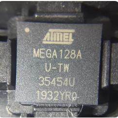 ATMEGA128A-MU 丝印MEGA128A-U-TW 封装QFN64 微控制器