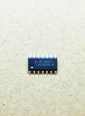 集成IC电路芯片 LMC6034IM LMC6034IMX LMC6034 SOP14原装拆机
