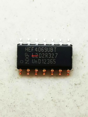 集成IC电路芯片HEF4069UBT  HEF4069   HCF4069 CD4069B原装拆机