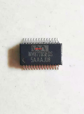 集成IC电路芯片WM8778SEDS  WM8778  SSOP原装拆机质量保证