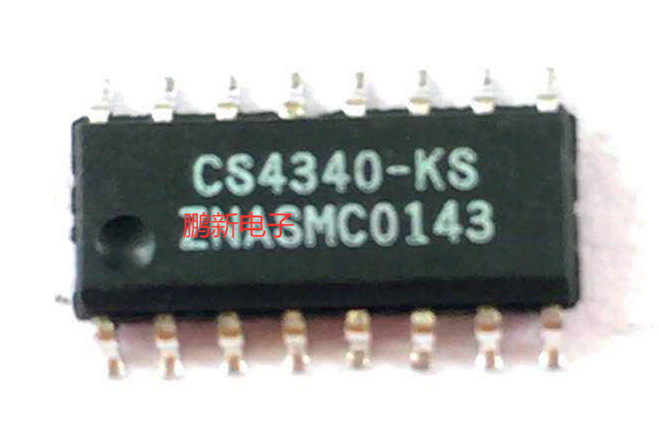集成IC电路芯片CS4340 CS4340-KS CS4340-KSZ SOP-16原装拆机